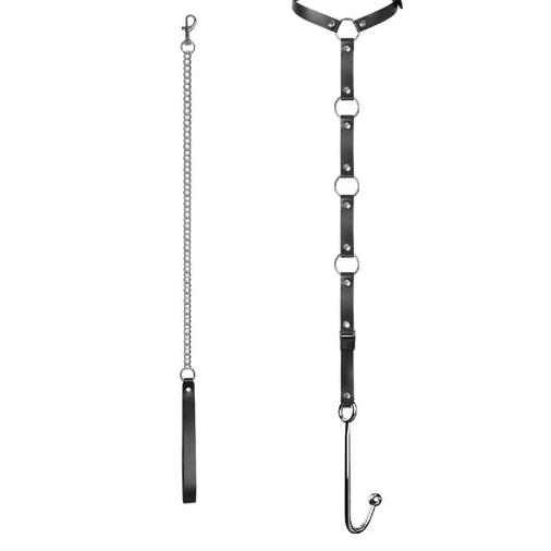 Anal Hook and Collar Kinky EverydayUse 5853 Leash with 0831